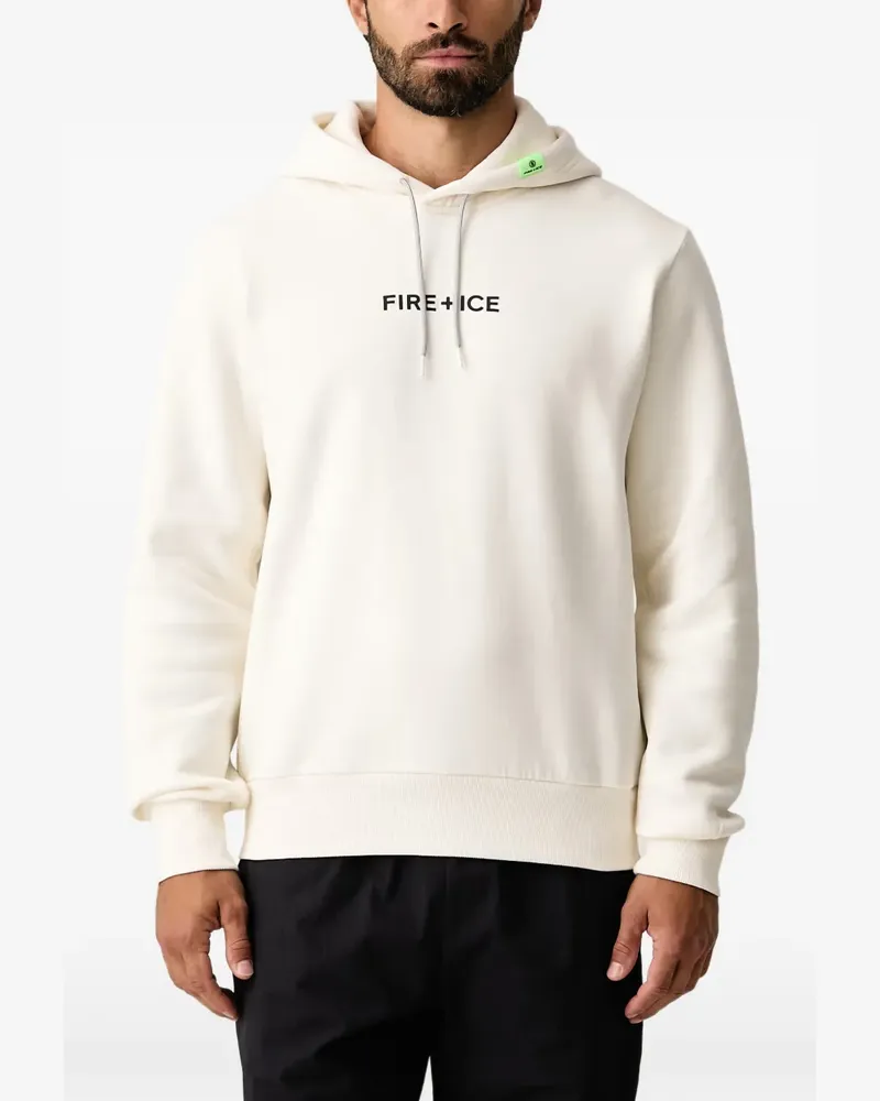 Bogner Fire & Ice Covell Hoodie mit Logo - Weiß Weiß