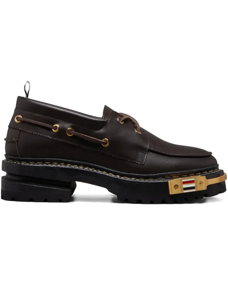 Thom Browne Hiking Loafer aus Leder - Braun Braun