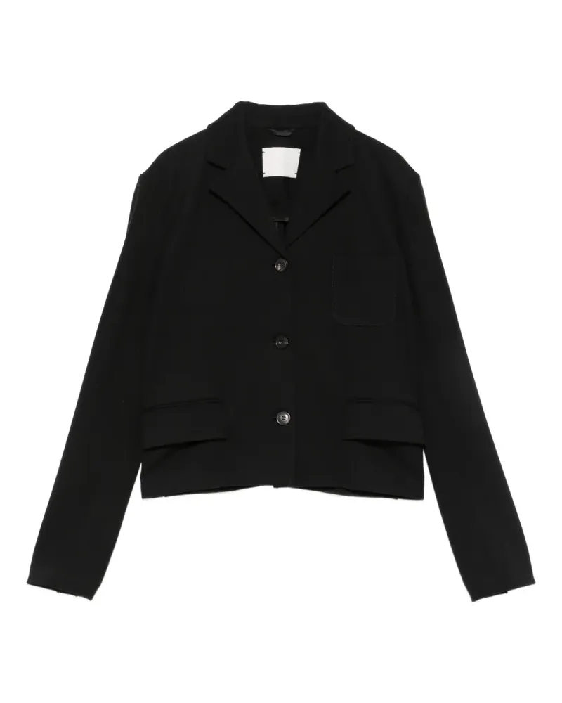 CIRCOLO 1901 single-breasted cropped jacket - Schwarz Schwarz