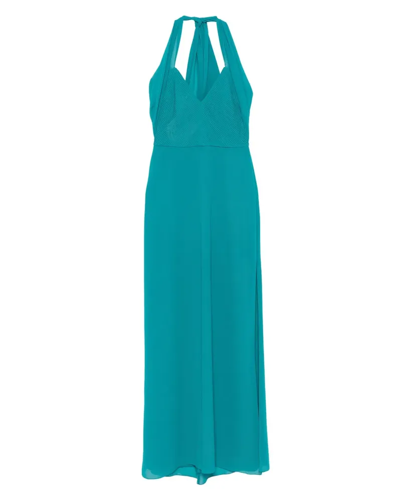 Patrizia Pepe Langes Kleid mit Falten - Grün Grün