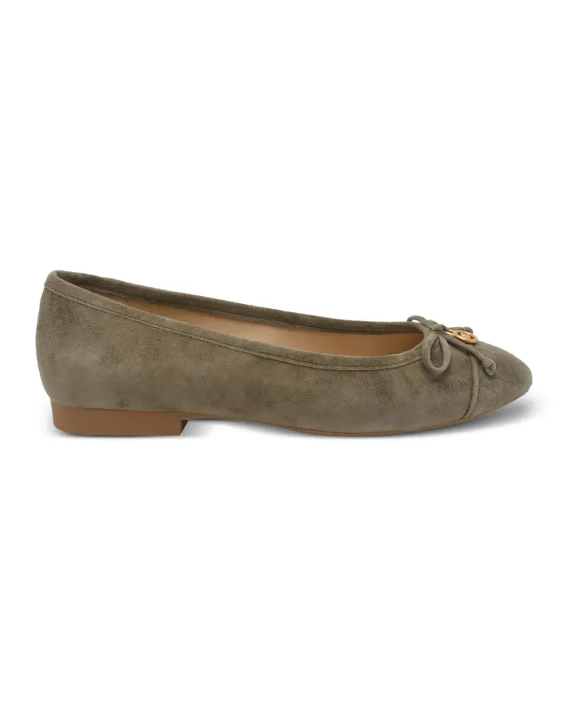 Michael Kors Piper bow-detail ballet flats - Grün Grün