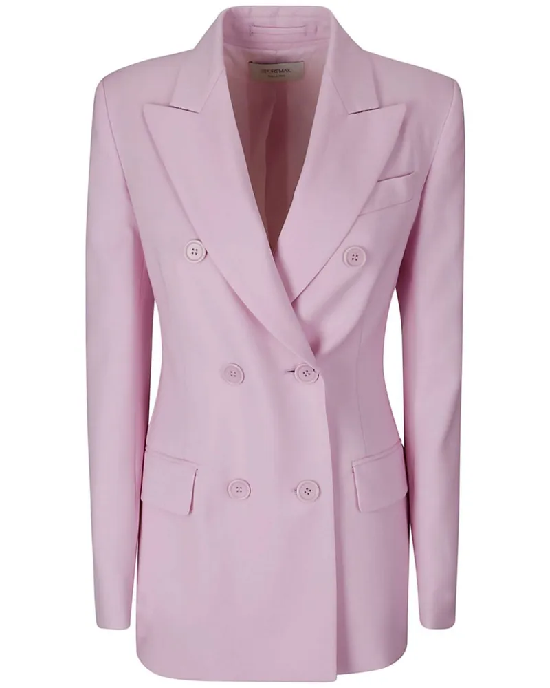 SPORTMAX Doppelreihiger Blazer Violett