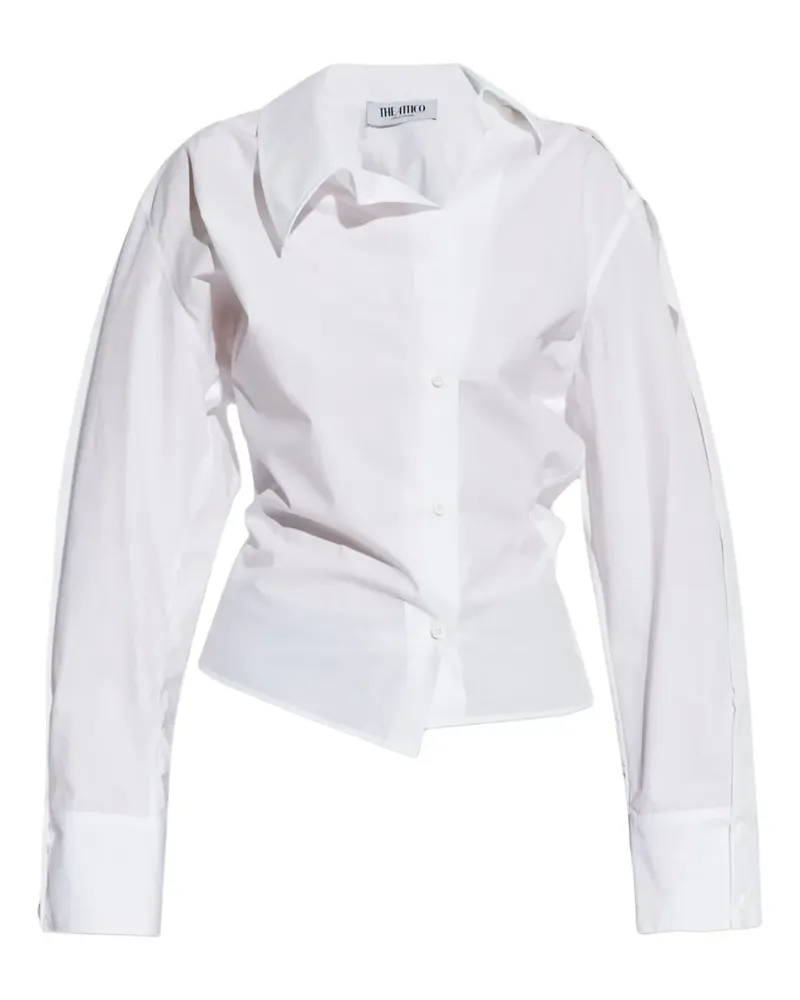 ATTICO Buttoned long-sleeve top - Weiß Weiß
