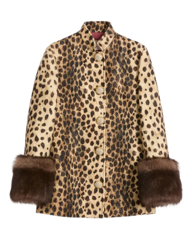 Valentino Garavani Jaguar Spots Cabanjacke - Braun Braun