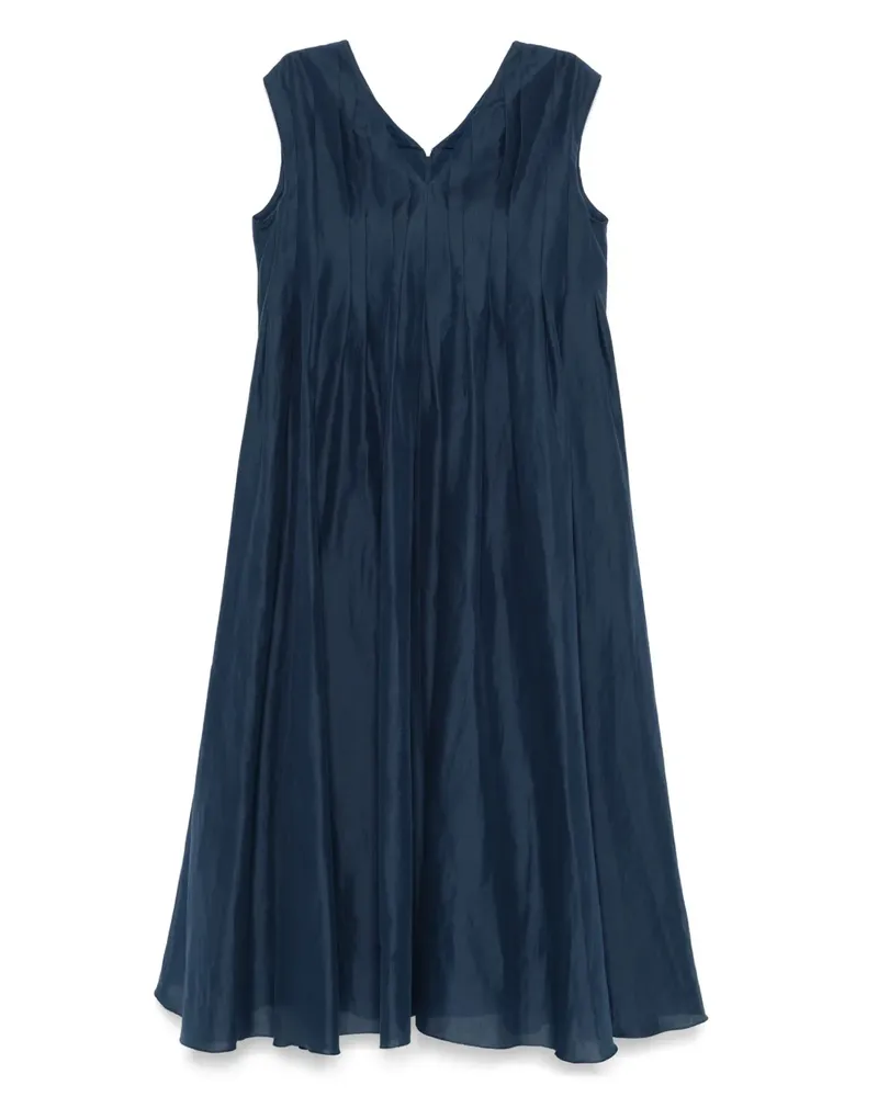 Max Mara Piega Kleid - Blau Blau