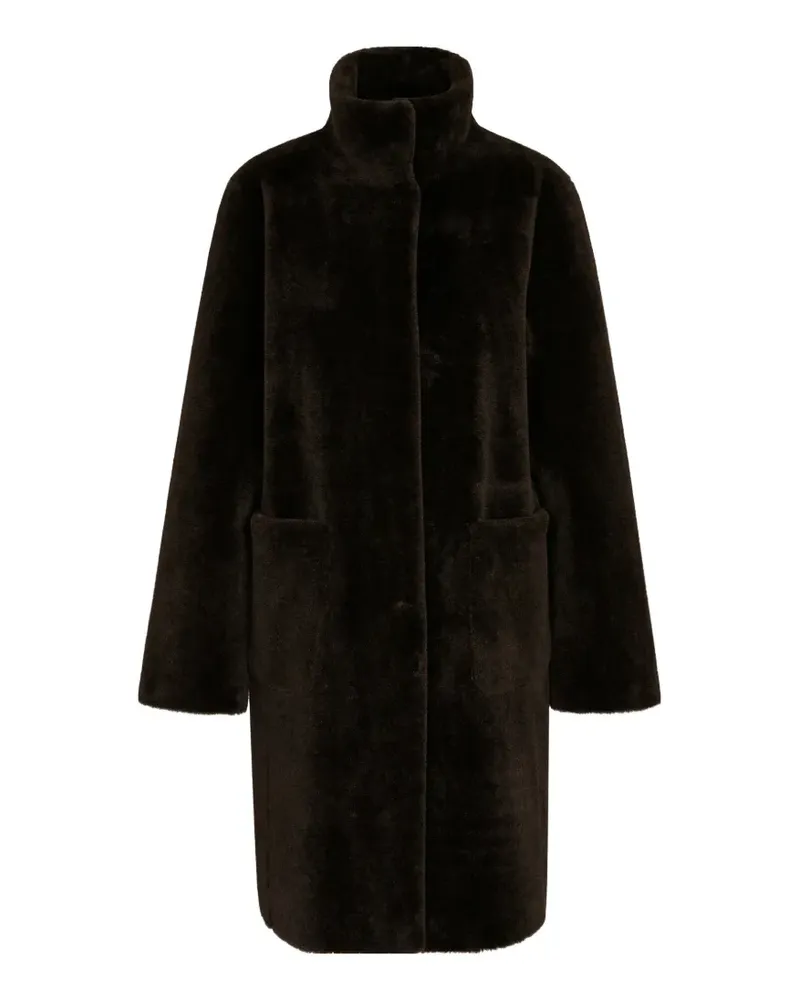 Juvia Mantel aus Faux Fur - Braun Braun