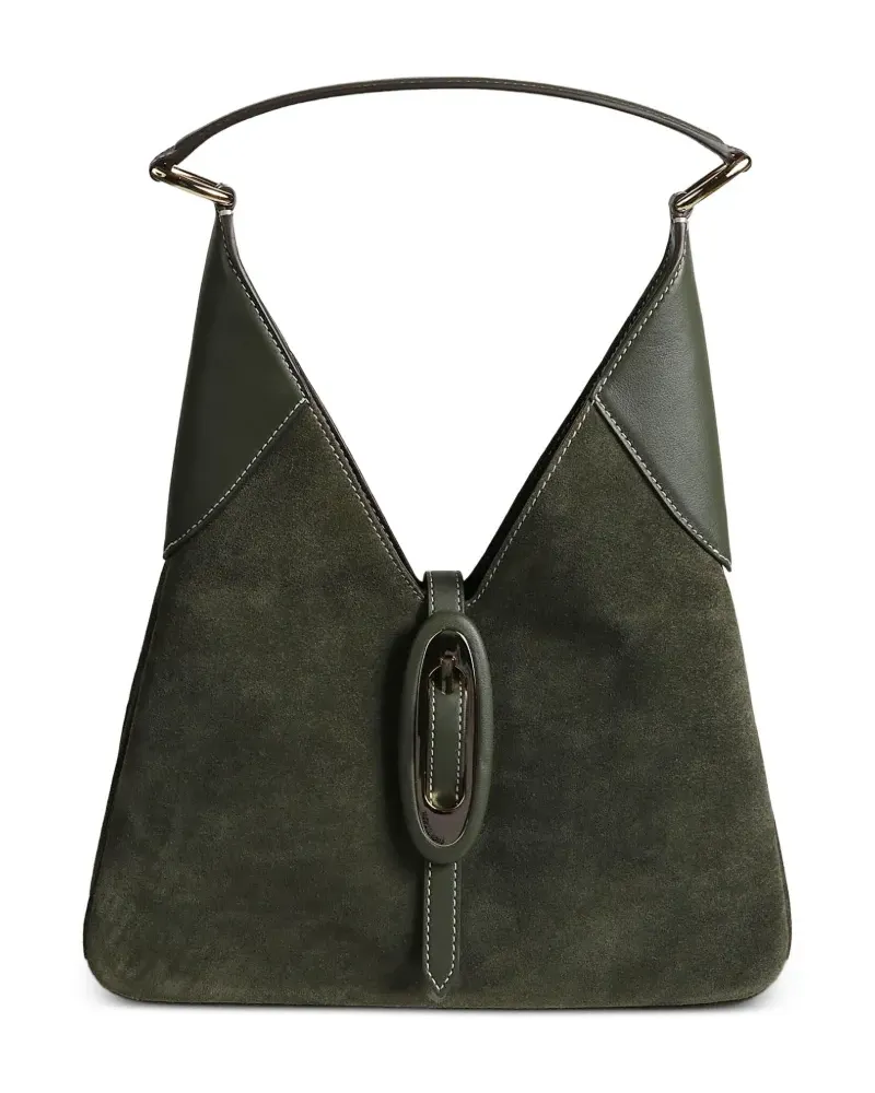 Michael Kors Mittelgroße Cornelia Schultertasche - Grün Grün