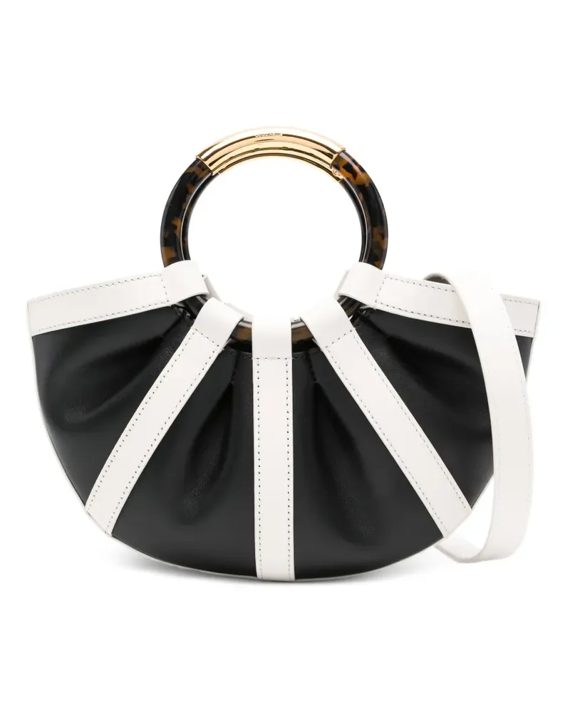 Coccinelle Tote Bag mit rundem Henkel - Schwarz Schwarz