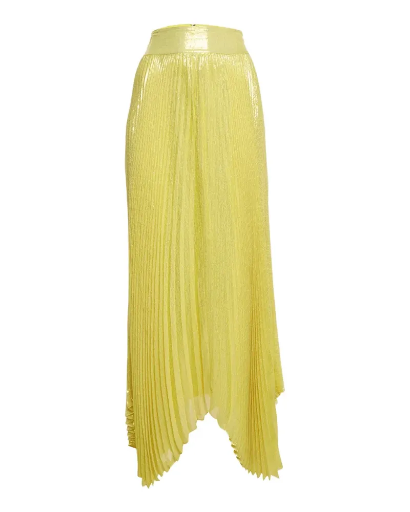 Alice + Olivia Katz Maxirock mit Plissee - Gelb Gelb