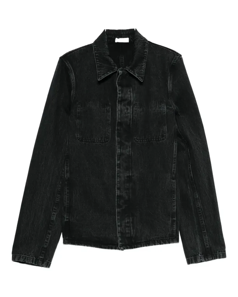 Rier pocket denim jacket - Grau Grau