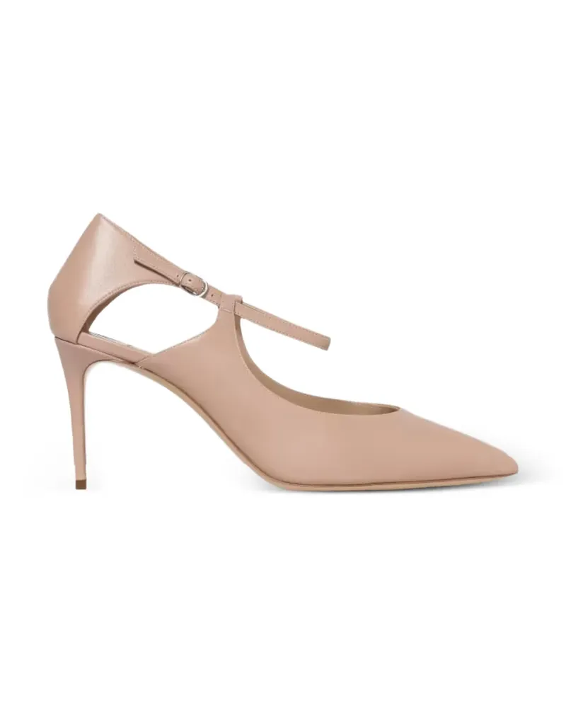 Casadei Samurai Julia Pumps mit Riemen - Nude Nude
