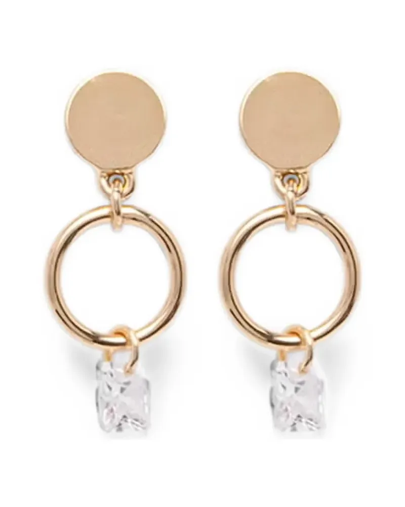 DKNY Creolen mit Kristallanhänger - Gold Gold
