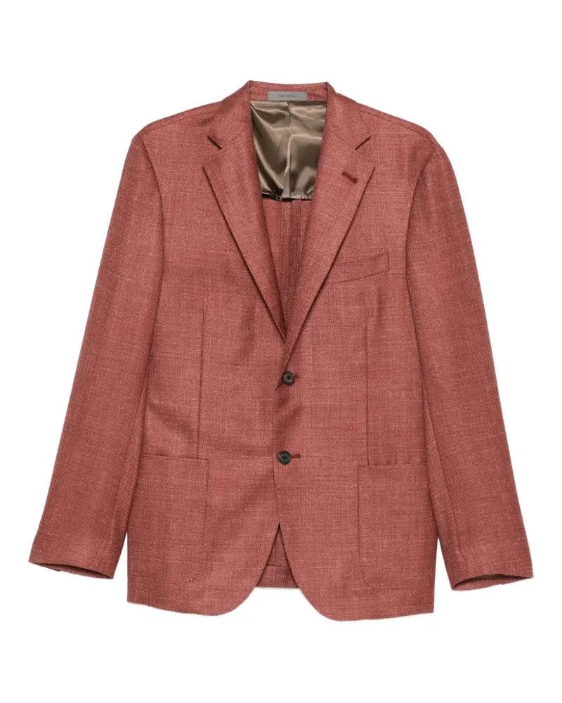 Corneliani single-breasted blazer - Rot Rot