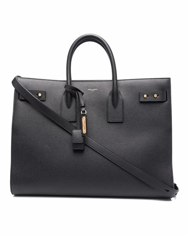 Saint Laurent Sac du Jour Shopper - Schwarz Schwarz