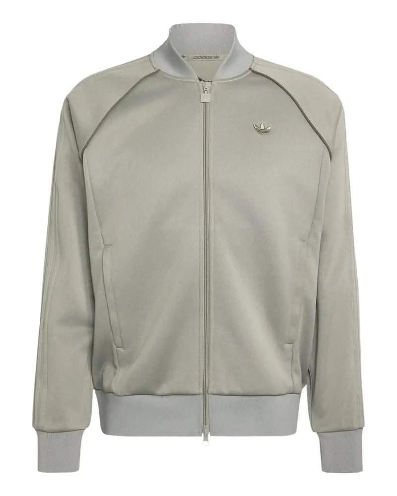 adidas Sweatshirt mit Reißverschluss - Grau Grau