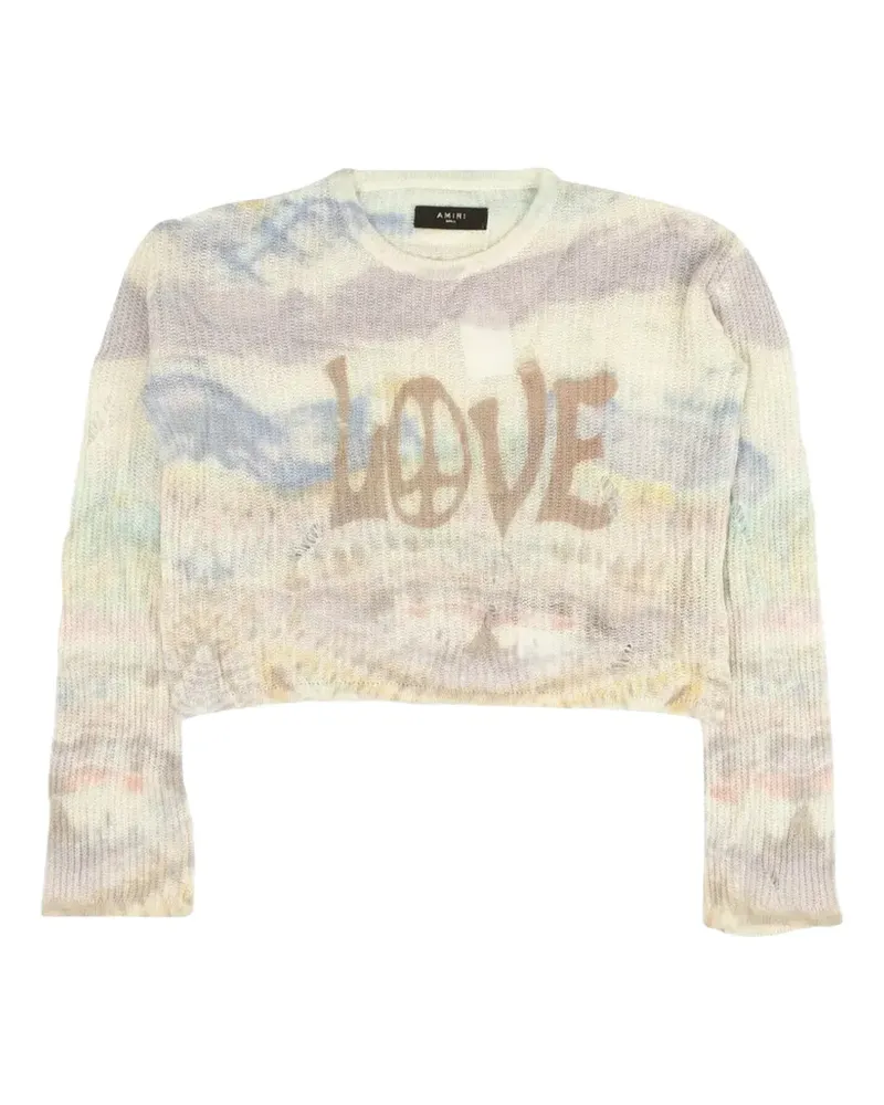 Amiri tie-dye sweater - Nude Nude