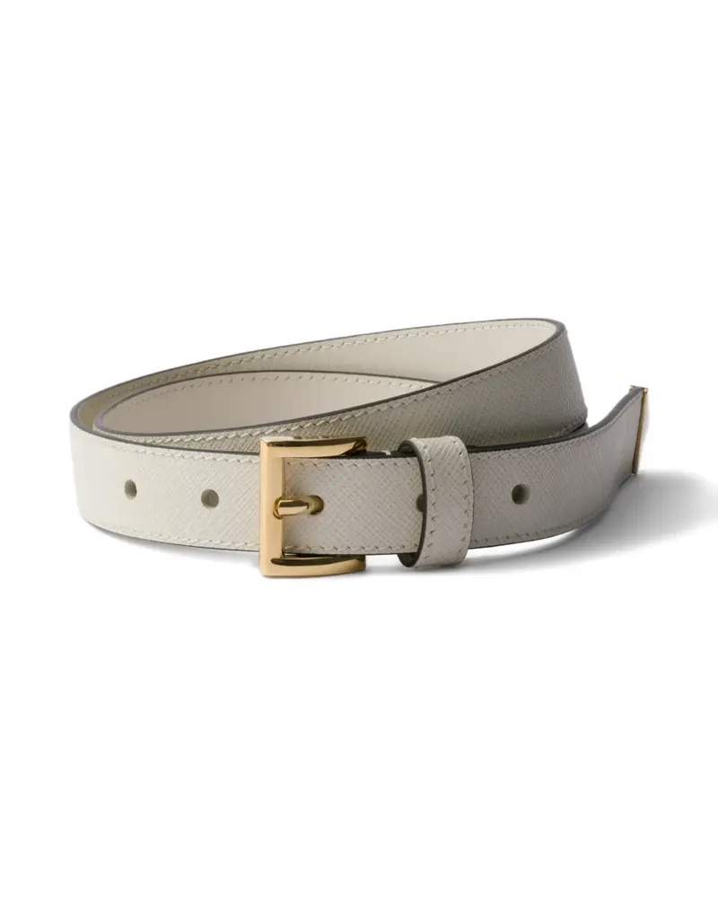 Prada Saffiano leather belt - Nude Nude