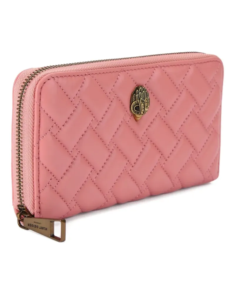 Kurt Geiger Gestepptes Portemonnaie - Rosa Rosa