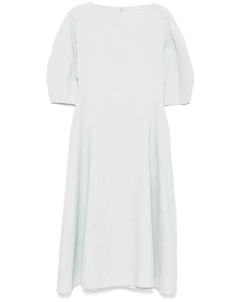 Jil Sander Kleid mit Einsätzen - Blau Blau