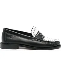 Sandro Zweifarbige Loafer Schwarz