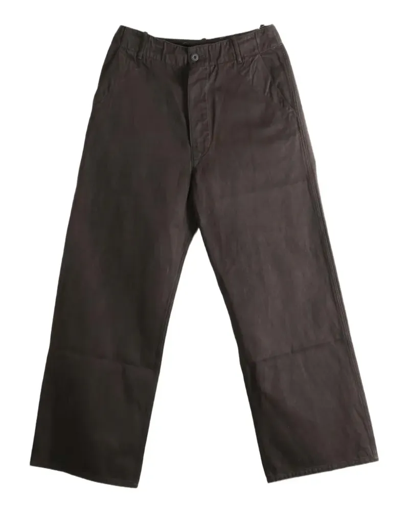 Taiga Takahashi Hose mit geradem Bein - Braun Braun