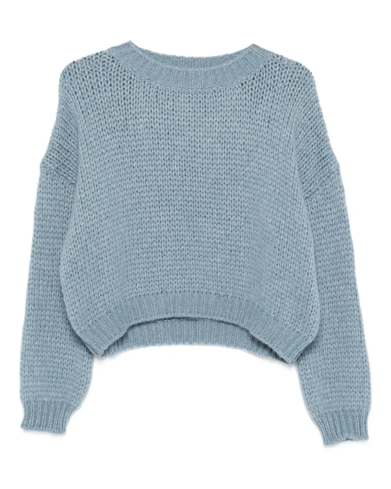 Roberto Collina Gestrickter Pullover - Blau Blau