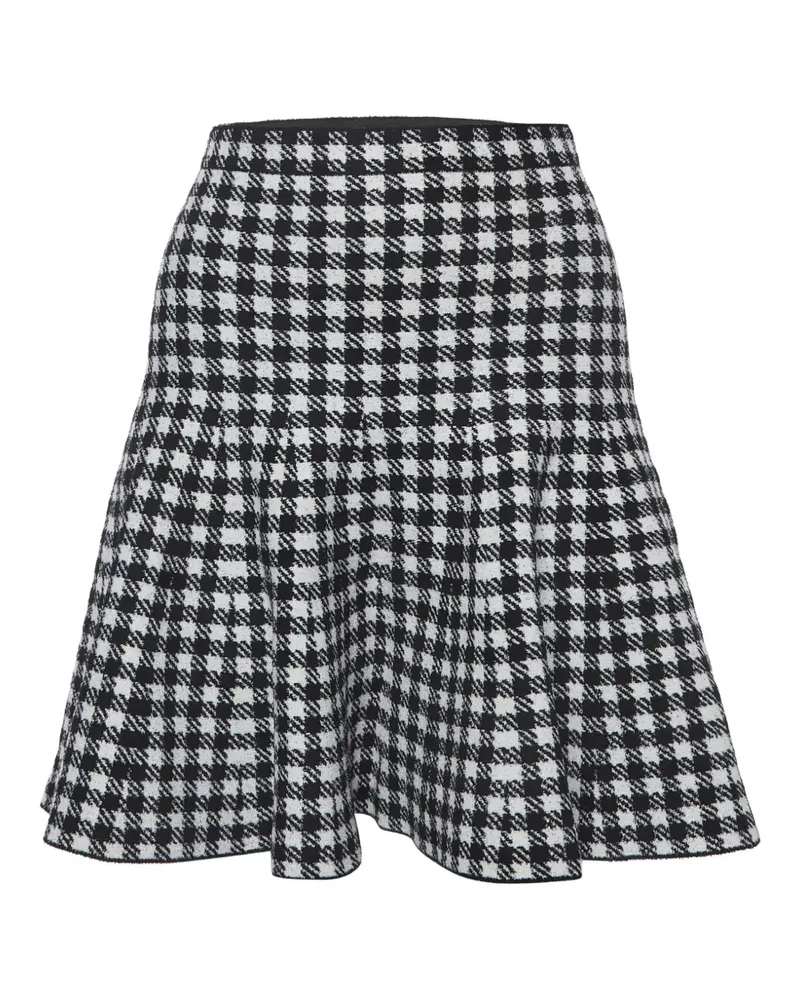 Sandro houndstooth knit mini skirt - Schwarz Schwarz
