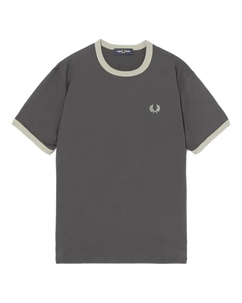 Fred Perry logo-detail T-shirt - Grau Grau