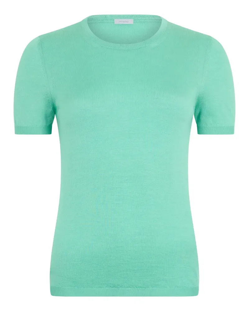 Malo short-sleeve knitted top - Grün Grün