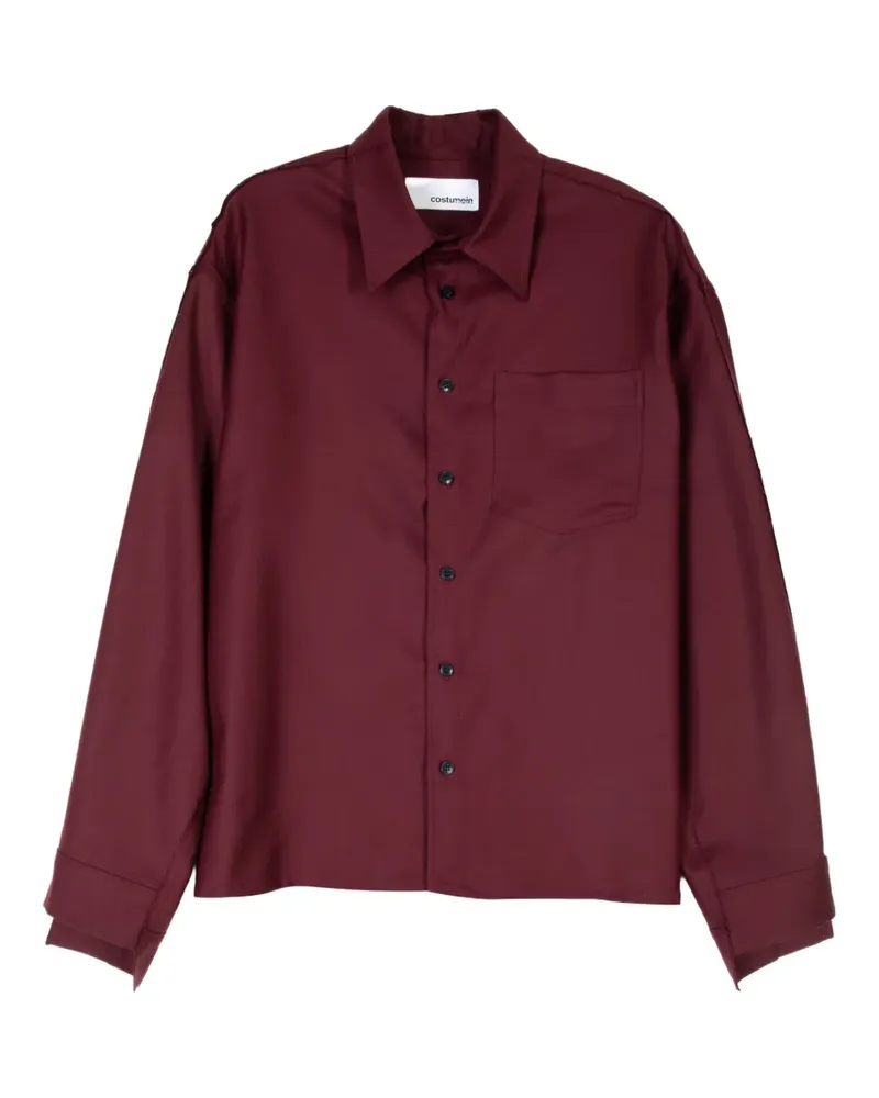 Costumein patch-pocket shirt - Rot Rot