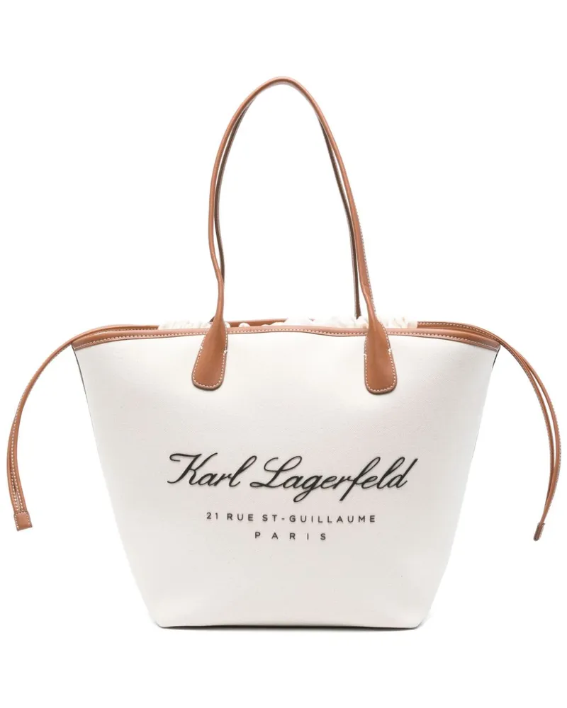Karl Lagerfeld Mittelgroßer Hotel Karl Shopper - Nude Nude