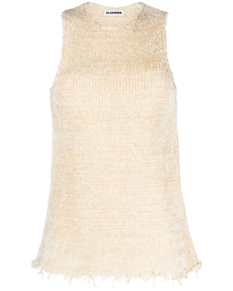 Jil Sander Ausgefranstes Top - Nude Nude