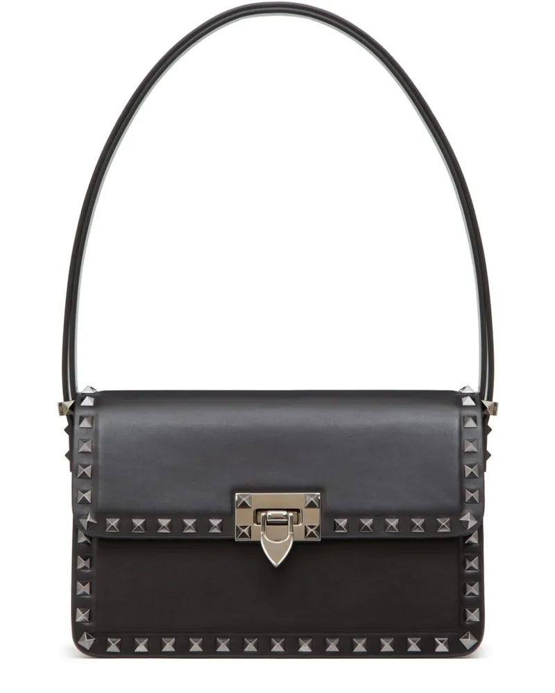 Valentino Garavani Kleine Rucksack Schultertasche - Schwarz Schwarz