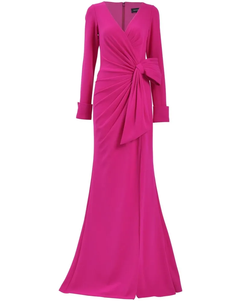 Tadashi Shoji Langärmeliges Abendkleid Rosa