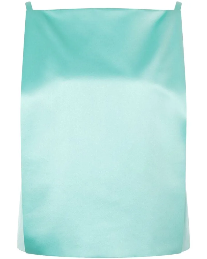 Philosophy Di Lorenzo Serafini Satin-Oberteil im Lagen-Look - Blau Blau