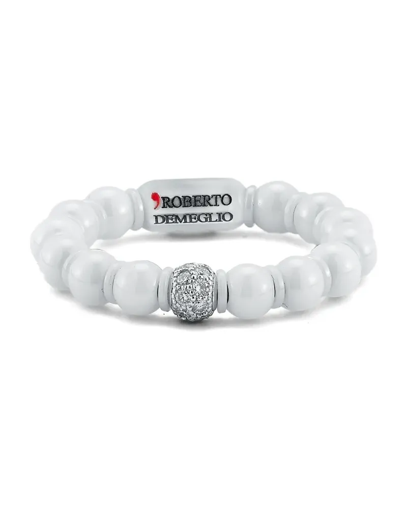 Roberto Demeglio 18K white gold Sfera diamond ring - Silber Silber