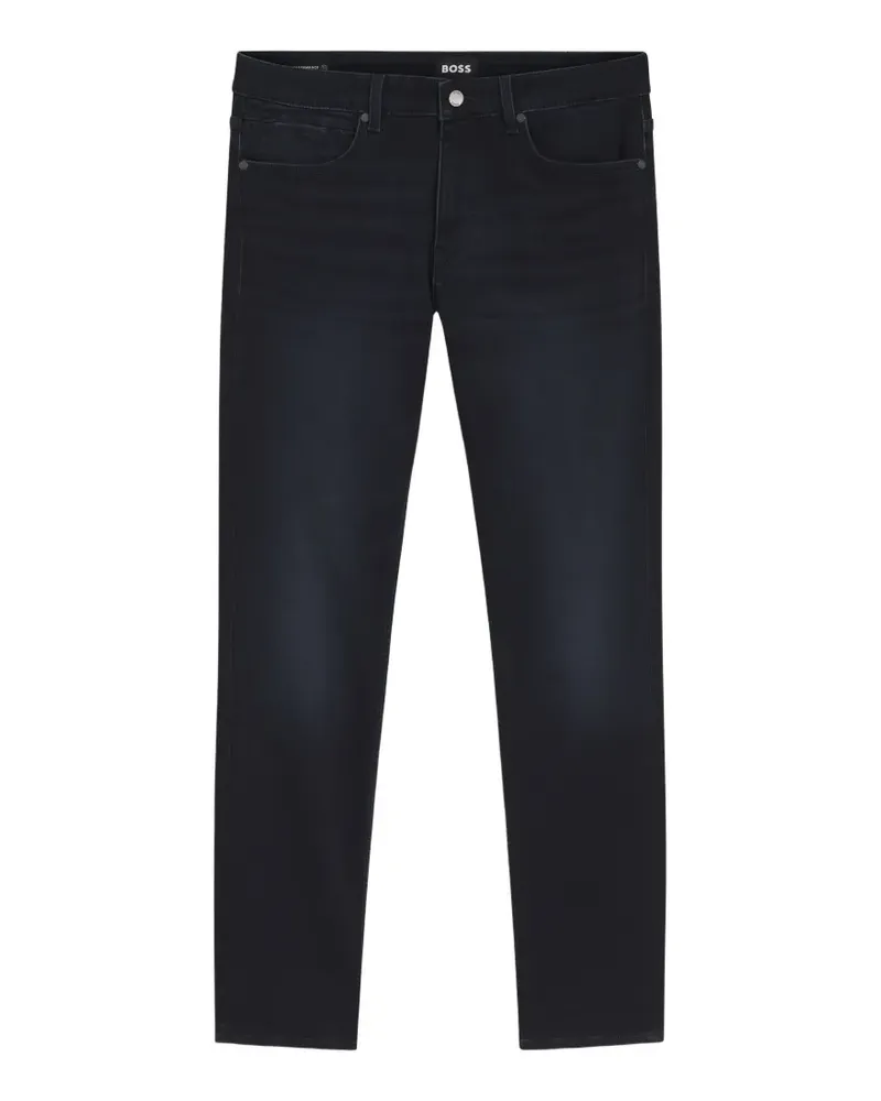 HUGO BOSS Delaware Slim-Fit-Jeans aus gestricktem Indigo-Stretch-Denim - Blau Blau
