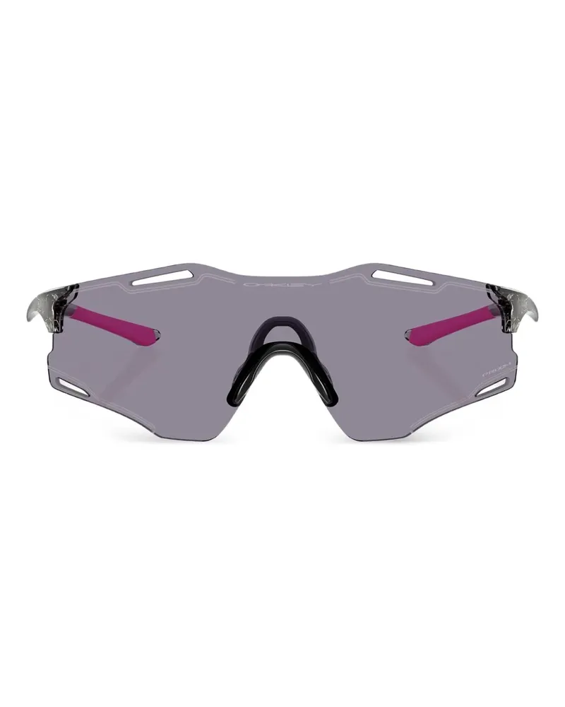 Oakley Cyber Zero Sonnenbrille mit Shield-Gestell - Grau Grau