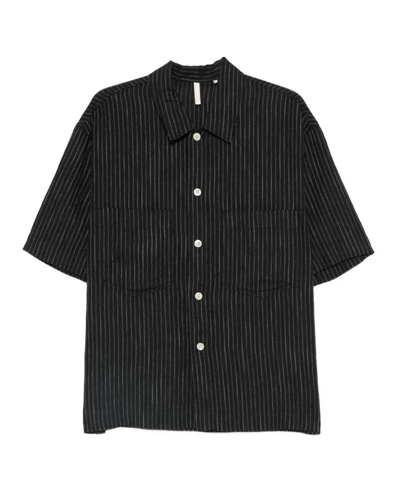 Sunflower Adam striped shirt - Schwarz Schwarz