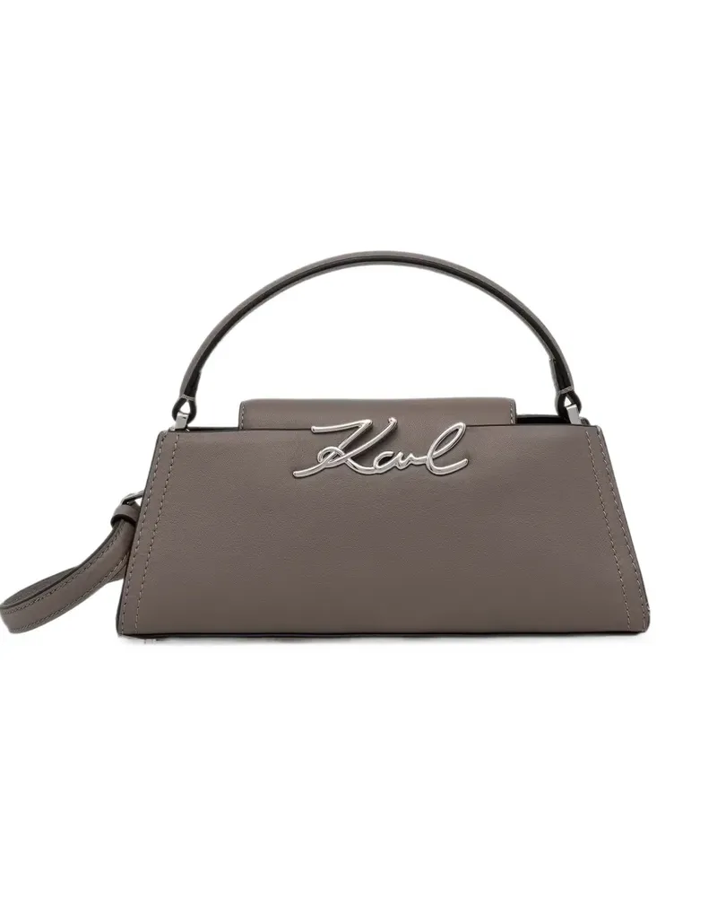 Karl Lagerfeld Karl Signature crossbody bag - Grau Grau