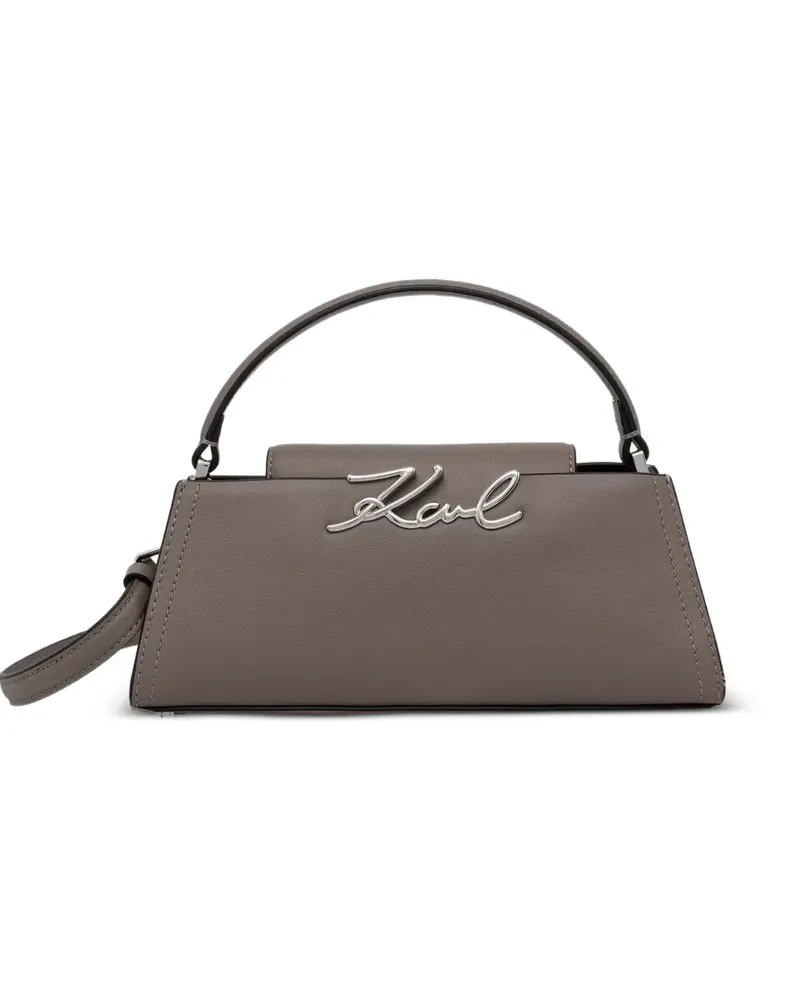 Karl Lagerfeld Karl Signature Umhängetasche - Grau Grau