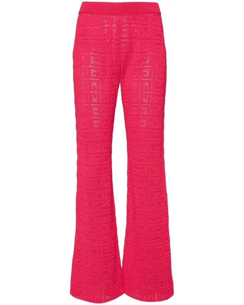 Givenchy Hose mit Lochstrickmuster - Rosa Rosa