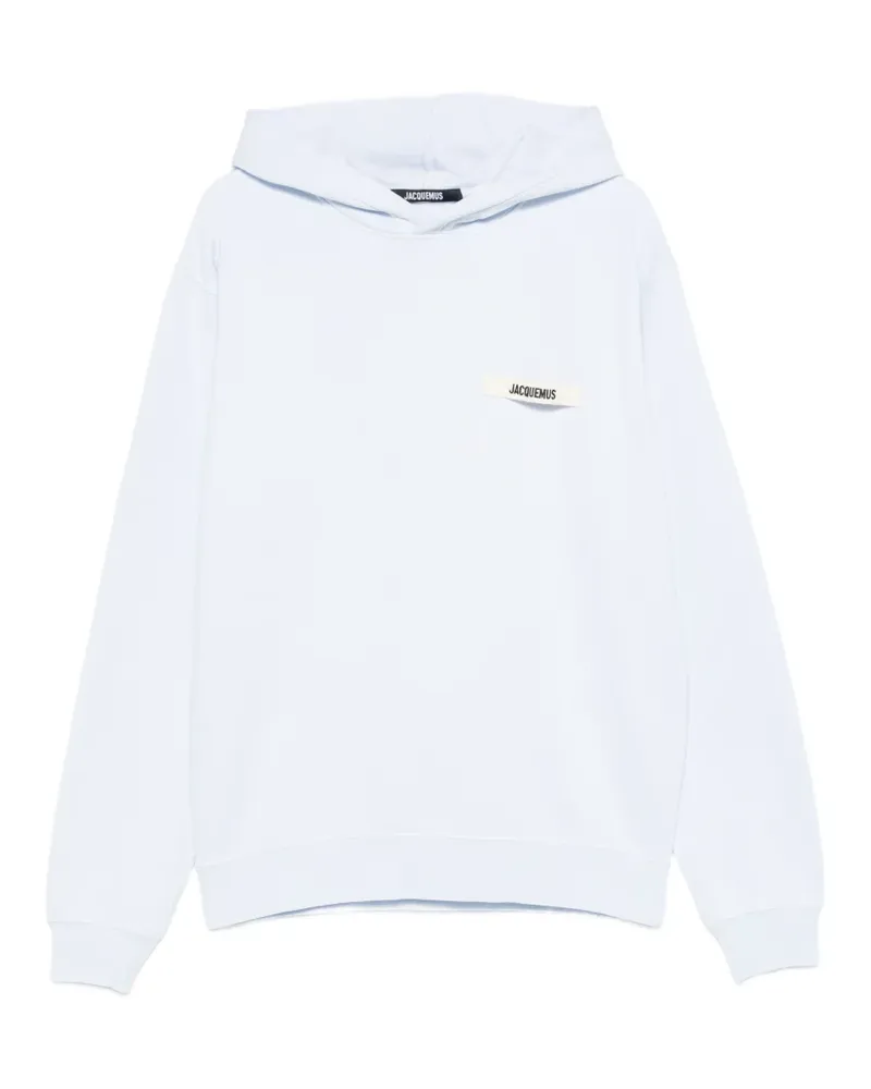 Jacquemus Hoodie mit Logo - Blau Blau