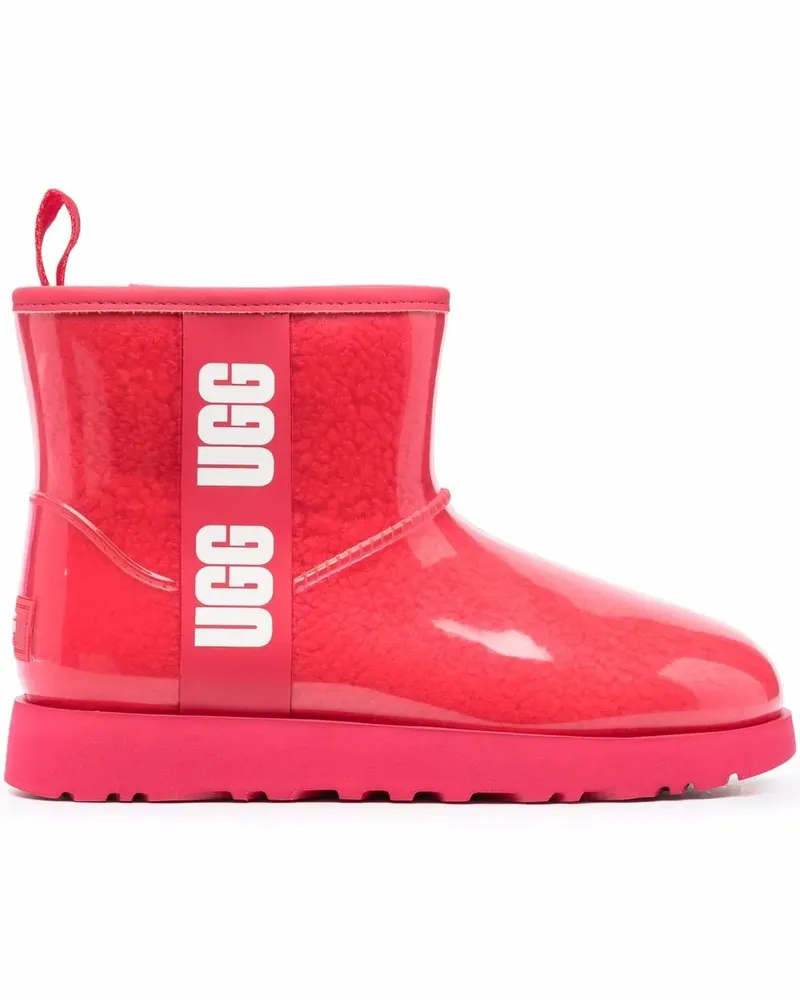 UGG Stiefel mit Logo-Print - Rosa Rosa