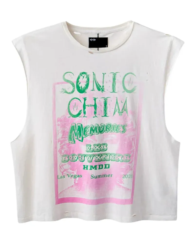 STADIUM GOODS Vegas graphic-print vest - Weiß Weiß