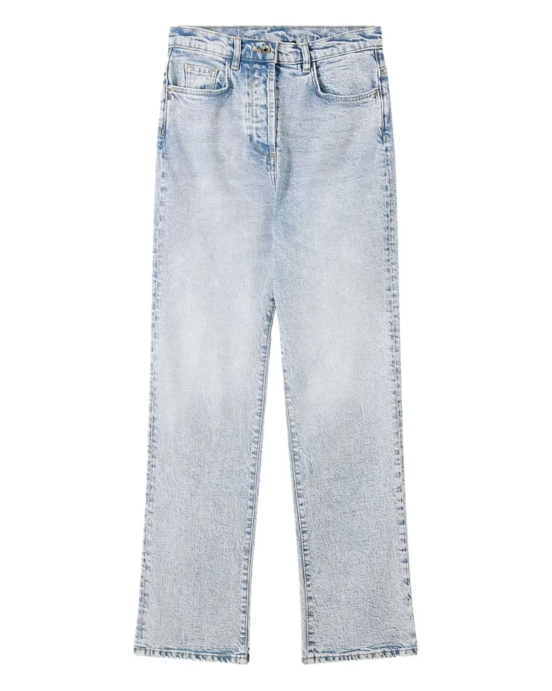 Patrizia Pepe Pantaloni-Hose mit Knöpfen - Blau Blau