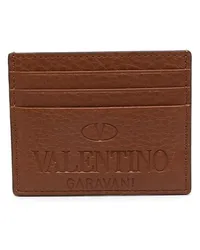 Valentino Garavani Kartenetui mit Logo-Prägung Braun