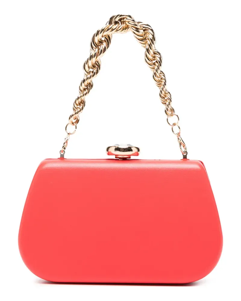 Velvet Nora Clutch - Rot Rot