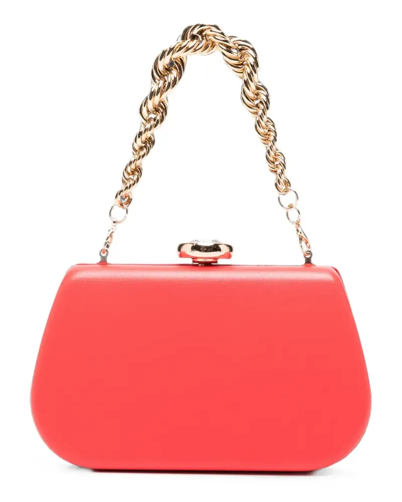 Velvet Nora leather clutch bag - Rot Rot