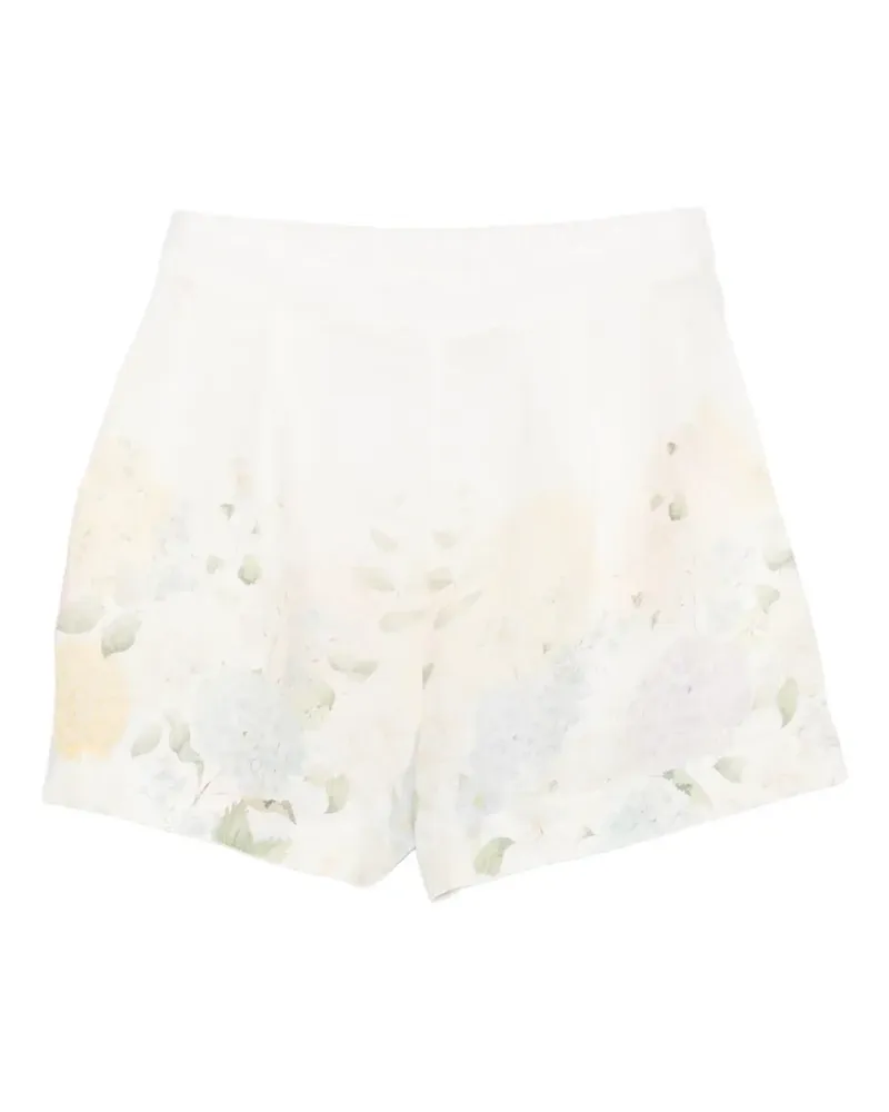 MC2 Saint Barth Amani Shorts mit Blumen-Print - Nude Nude